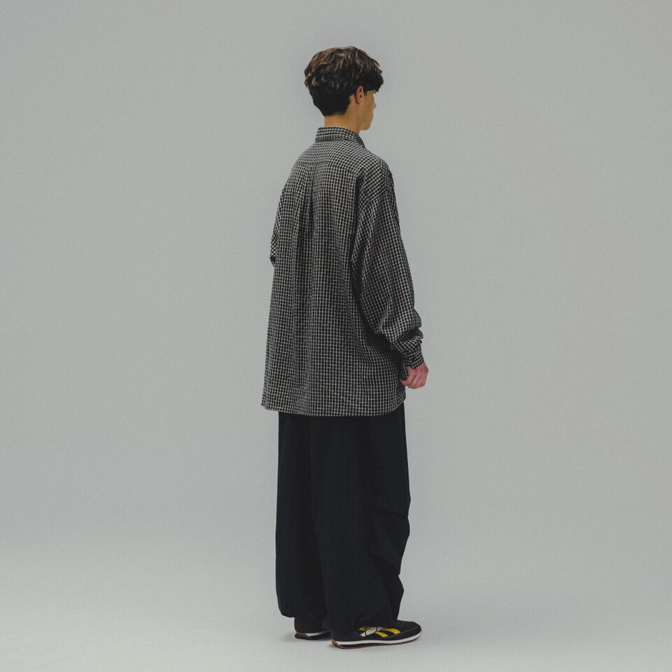 格紋口袋襯衫 Check Pocket Big Shirt