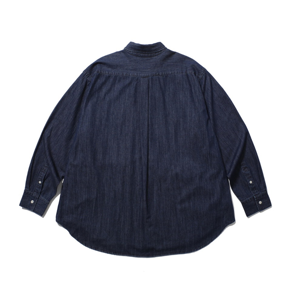 雙釦牛仔襯衫 Double Button Denim Shirt