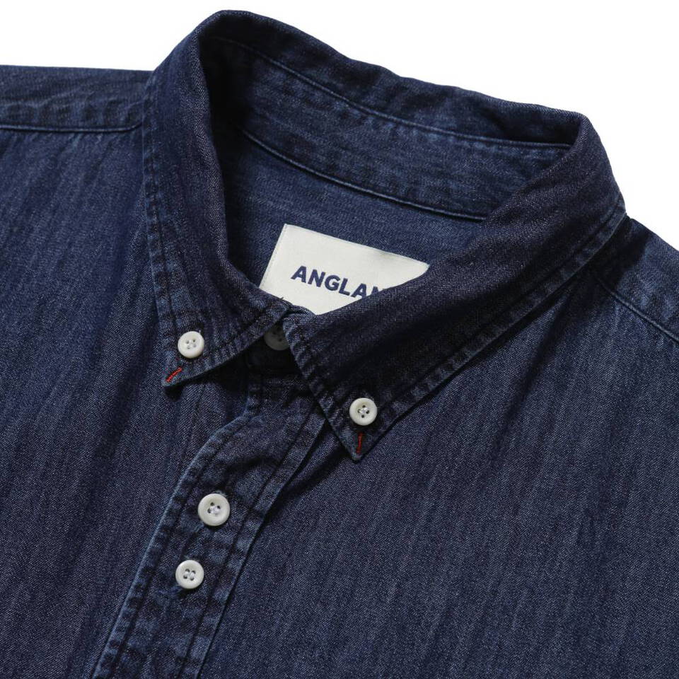 雙釦牛仔襯衫 Double Button Denim Shirt