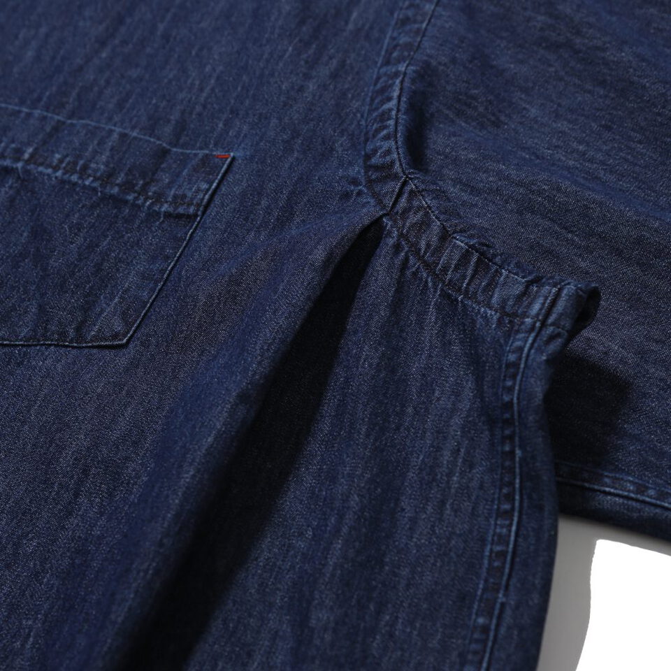 雙釦牛仔襯衫 Double Button Denim Shirt
