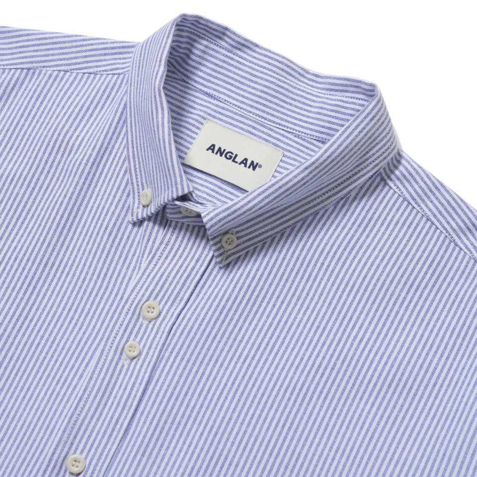 雙釦條紋襯衫 Double Button Striped Shirt
