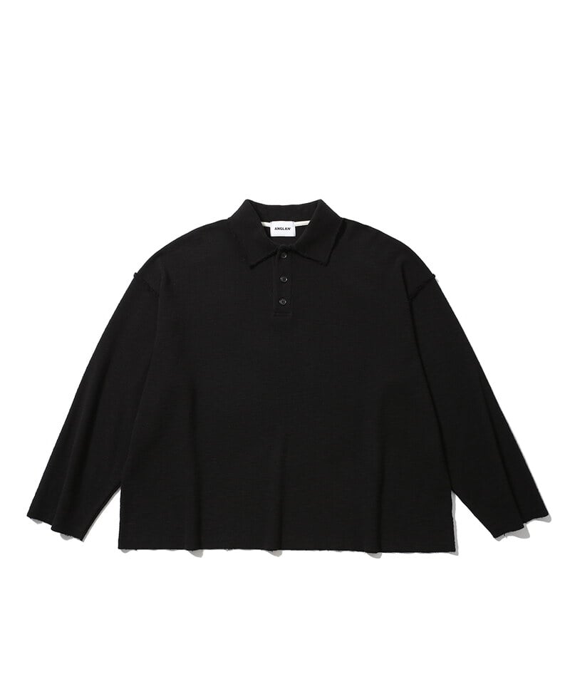 AGL0301-252 針織上衣 Big-Collar Waffle Pullover