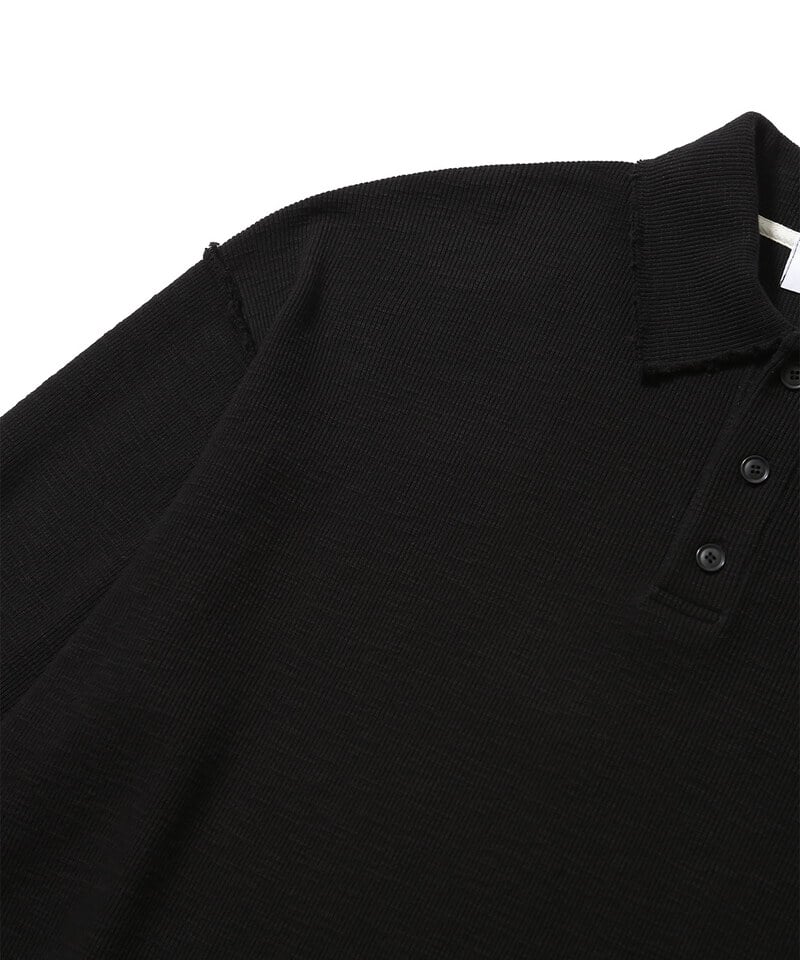 AGL0301-252 針織上衣 Big-Collar Waffle Pullover