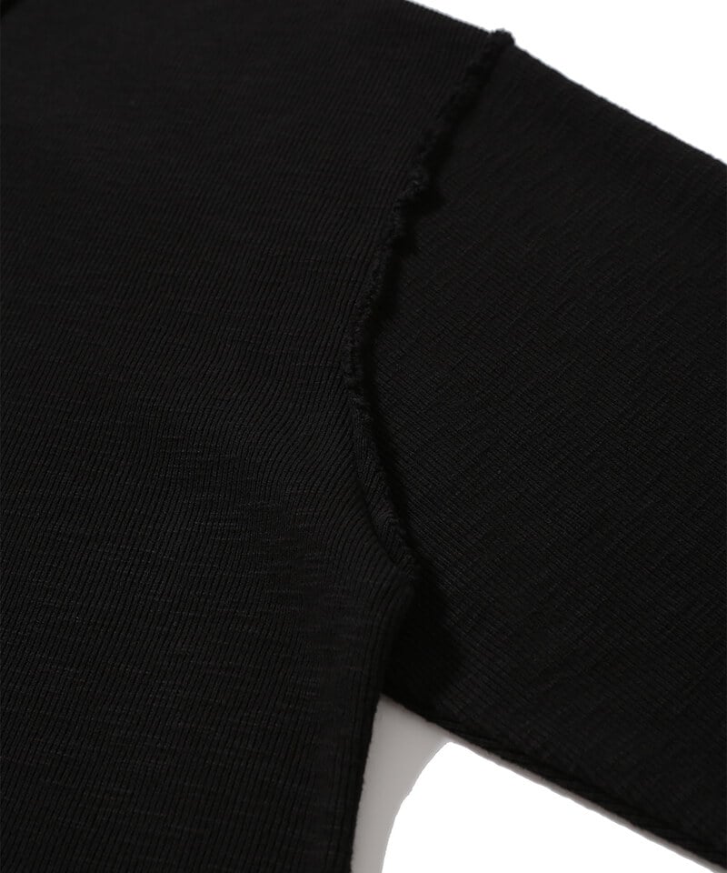 AGL0301-252 針織上衣 Big-Collar Waffle Pullover