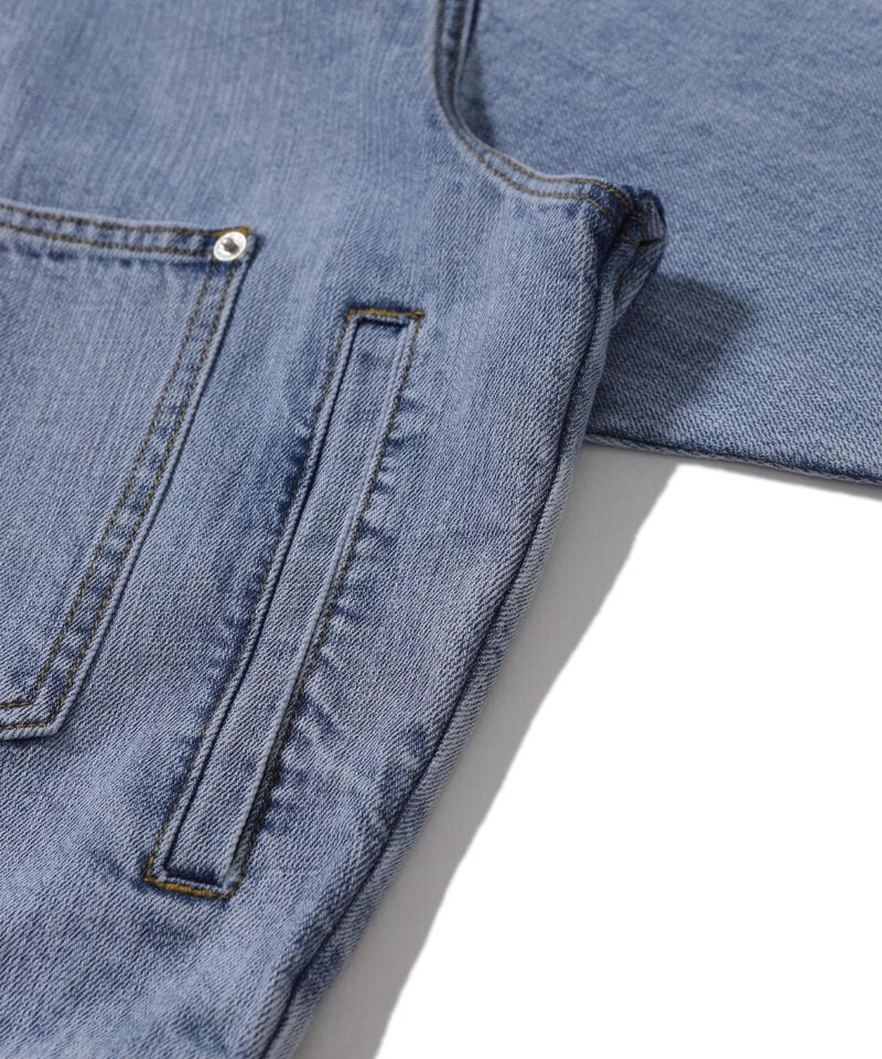 AGL1102-252 寬版牛仔外套 Pleated Wide Denim Jacket