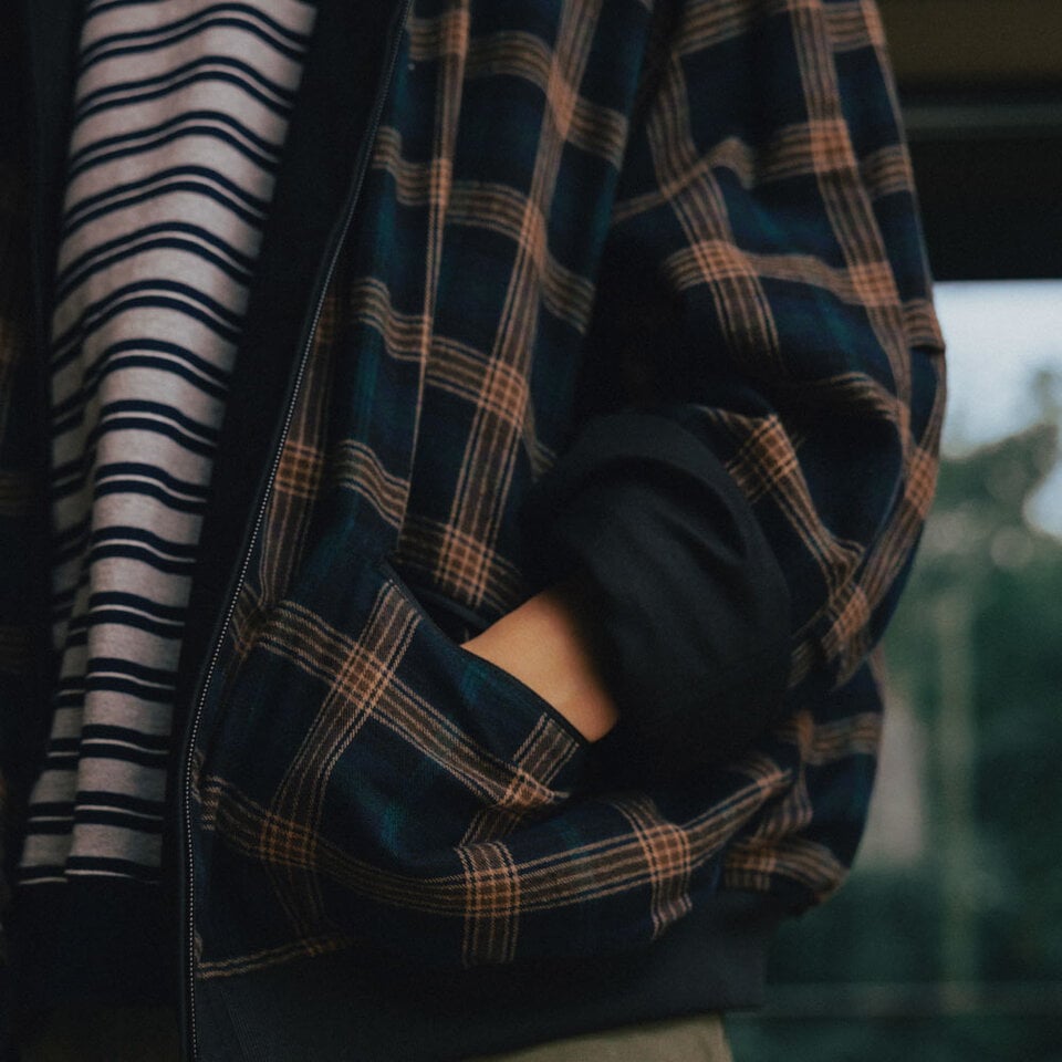 AGL1104-252 哈靈頓外套 Double Pocket Harrington Jacket