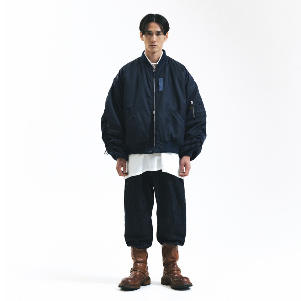 抽皺飛行外套 Trooper Shirring MA 1 Jacket