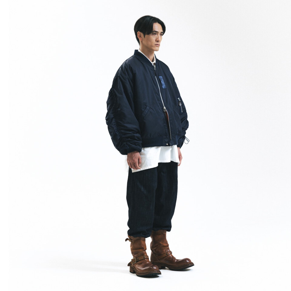 抽皺飛行外套 Trooper Shirring MA 1 Jacket