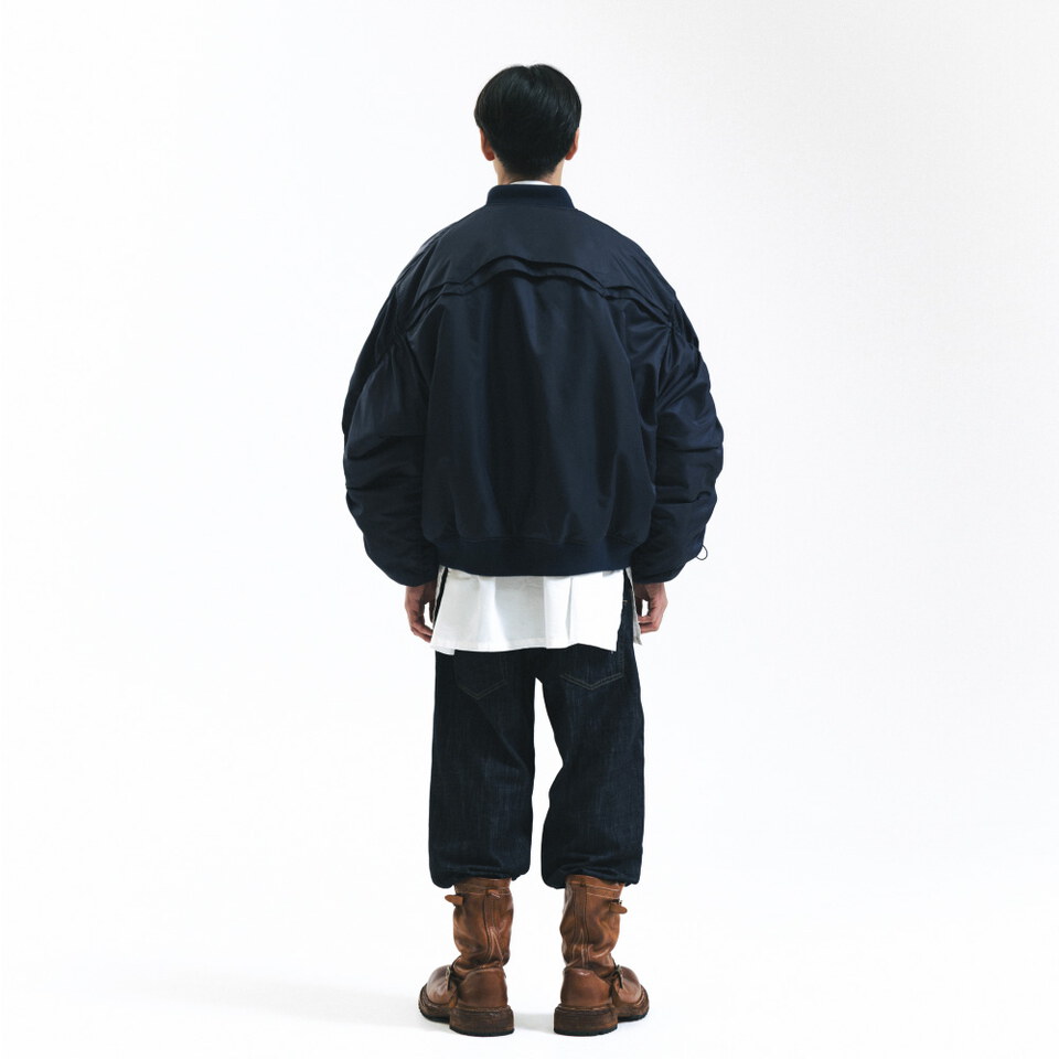 抽皺飛行外套 Trooper Shirring MA 1 Jacket