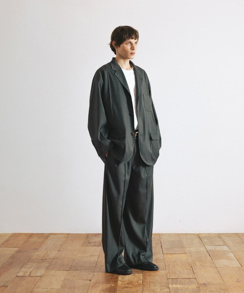AGL1601-252 寬版西裝褲 Pin-Tucked Wide Trousers