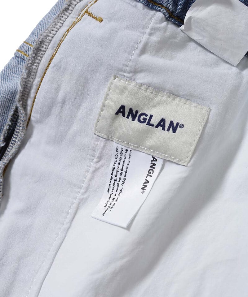 AGL1602-252 寬錐形牛仔褲 Wide Tapered Denim Pants