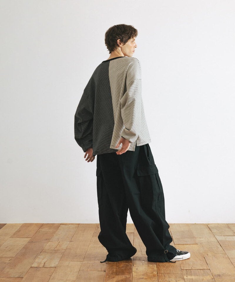 AGL1603-252 寬版長褲 Tab Strap Cargo Wide Pants