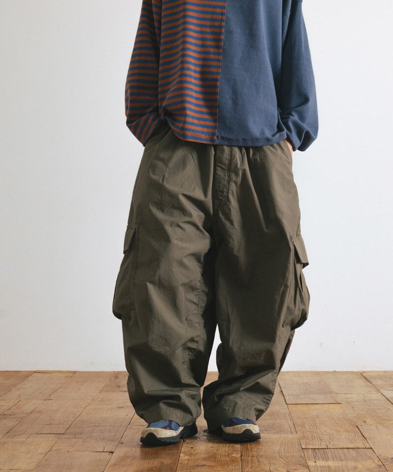 AGL1604-252 抗撕裂氣球工裝褲 Ripstop Cargo Shirring Balloon Pants