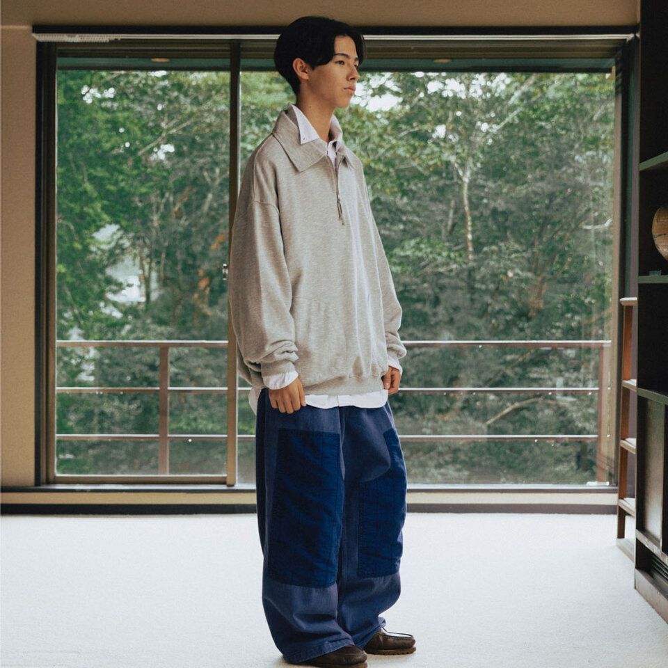 補丁工作褲 Patched Double Knee Cotton Pants