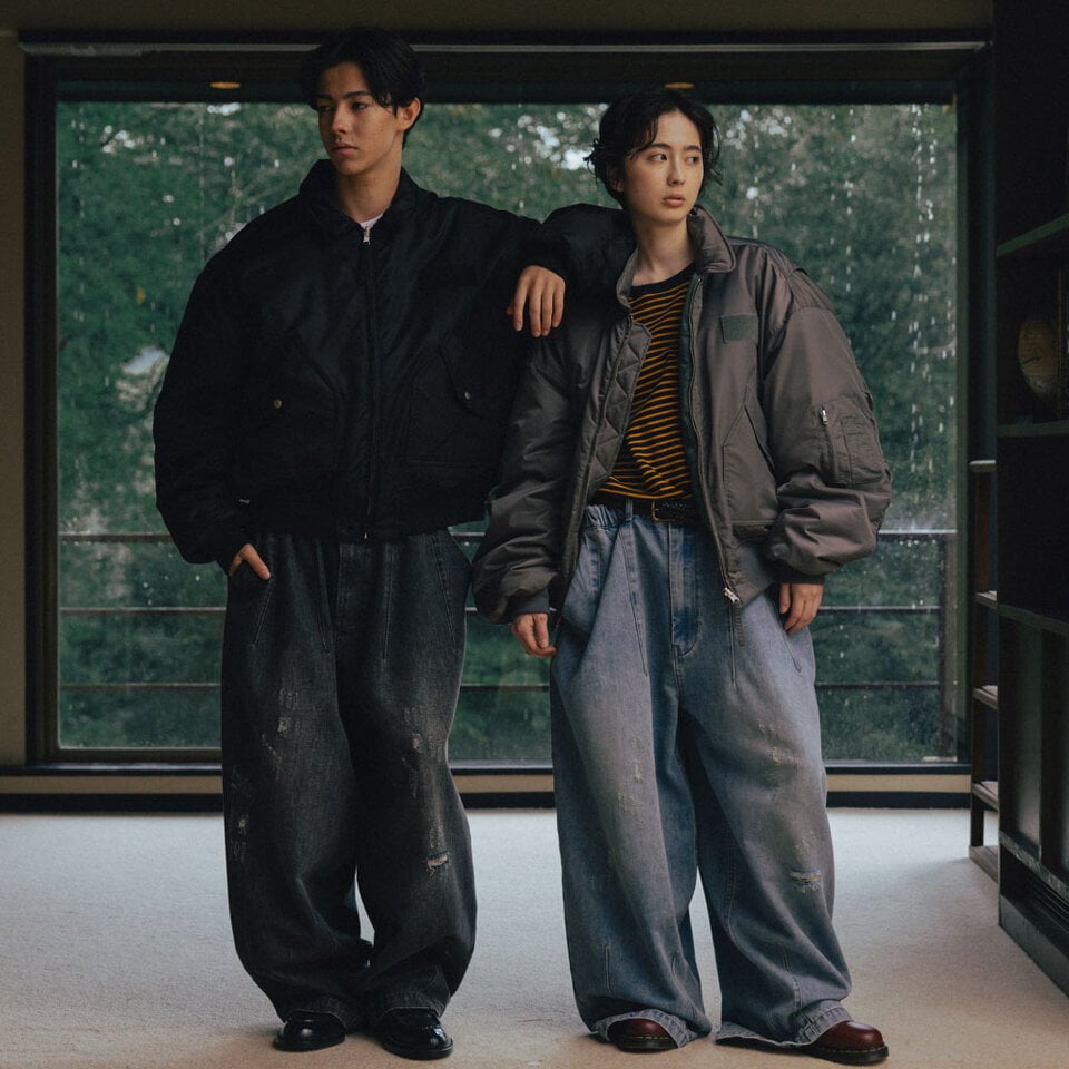 氣球丹寧褲 Western Balloon Denim Pants