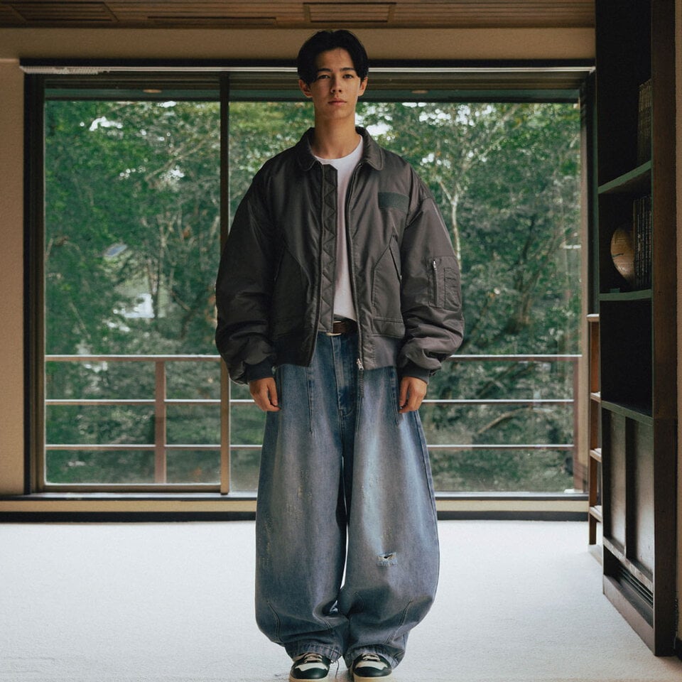 氣球丹寧褲 Western Balloon Denim Pants