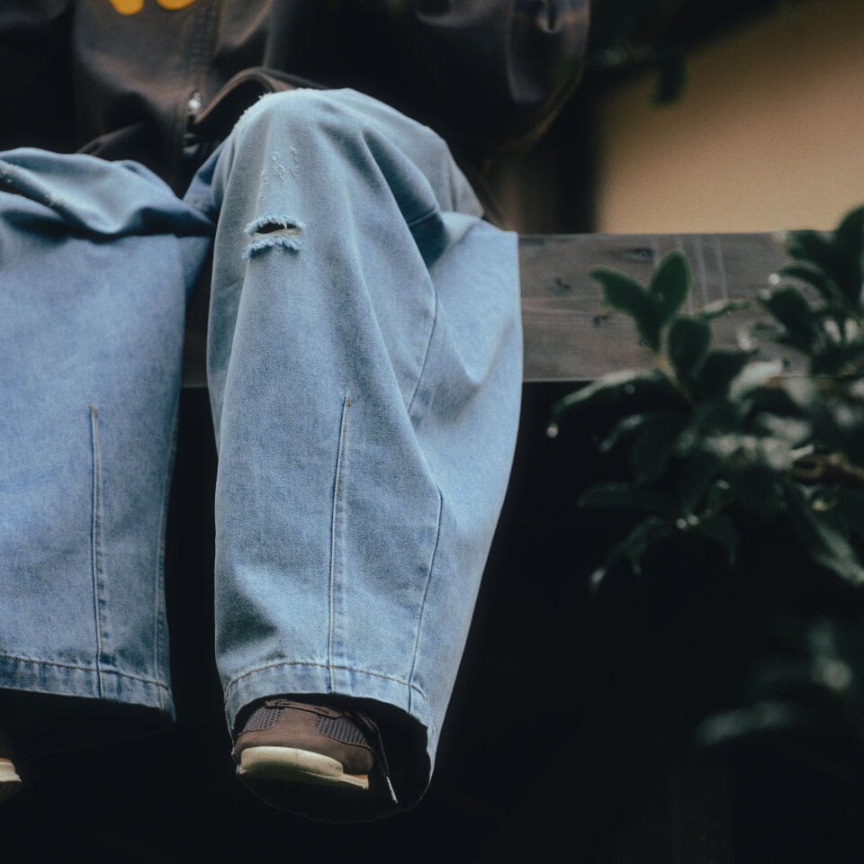 氣球丹寧褲 Western Balloon Denim Pants