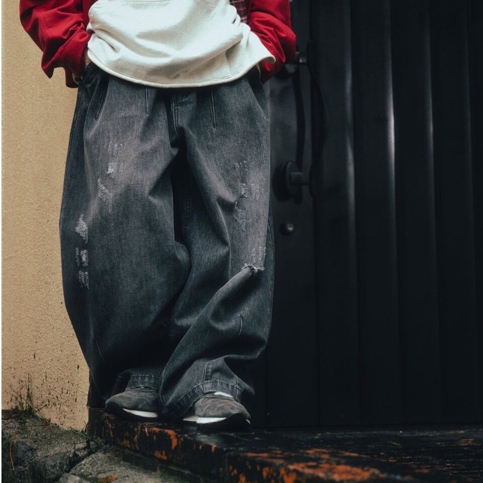 氣球丹寧褲 Western Balloon Denim Pants