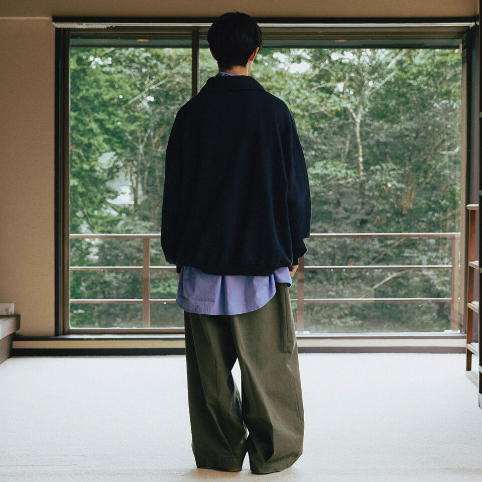 氣球褲 Deep Tuck Wide Chino Pants