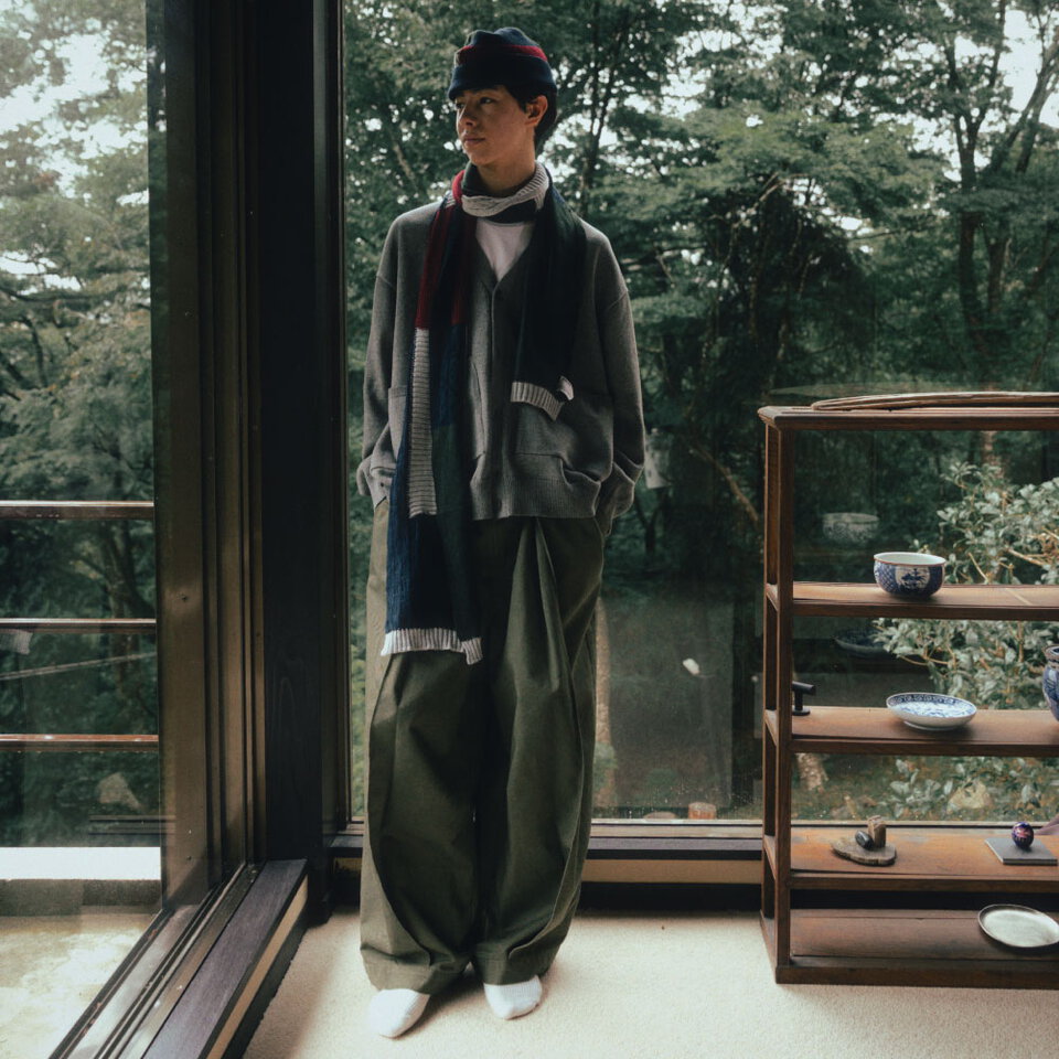 氣球褲 Deep Tuck Wide Chino Pants