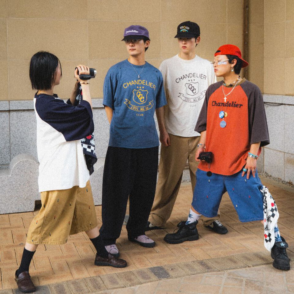 聯名寬鬆斜紋褲 Kracker House Side Line Chino Pants
