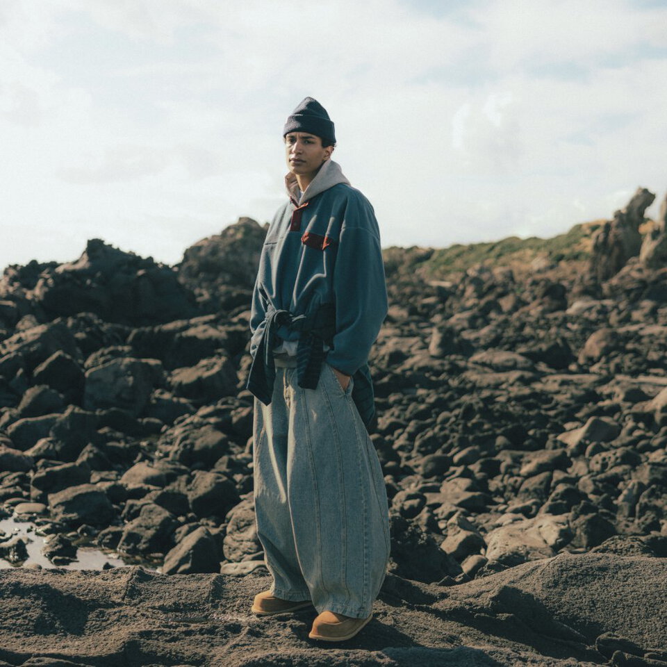 水洗繭型牛仔褲 Balloon Iconic Denim Pants
