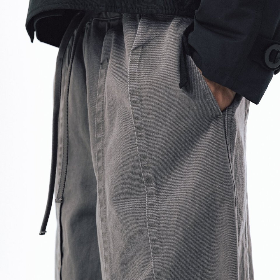 褶皺縫線繭型褲 Folded Stitch Balloon Pants