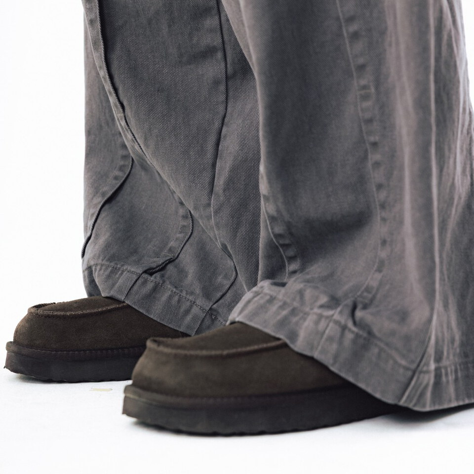 褶皺縫線繭型褲 Folded Stitch Balloon Pants
