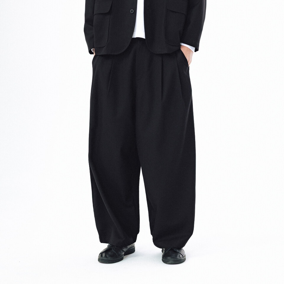 AGL1619-262 異材質長褲 Mix Structured Trousers