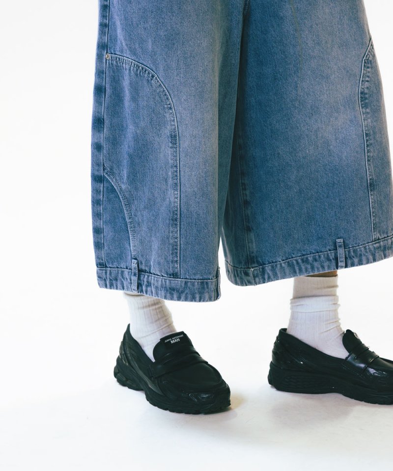 AGL1701-252 上下顛倒丹寧短褲 Upside Down Denim Half Pants