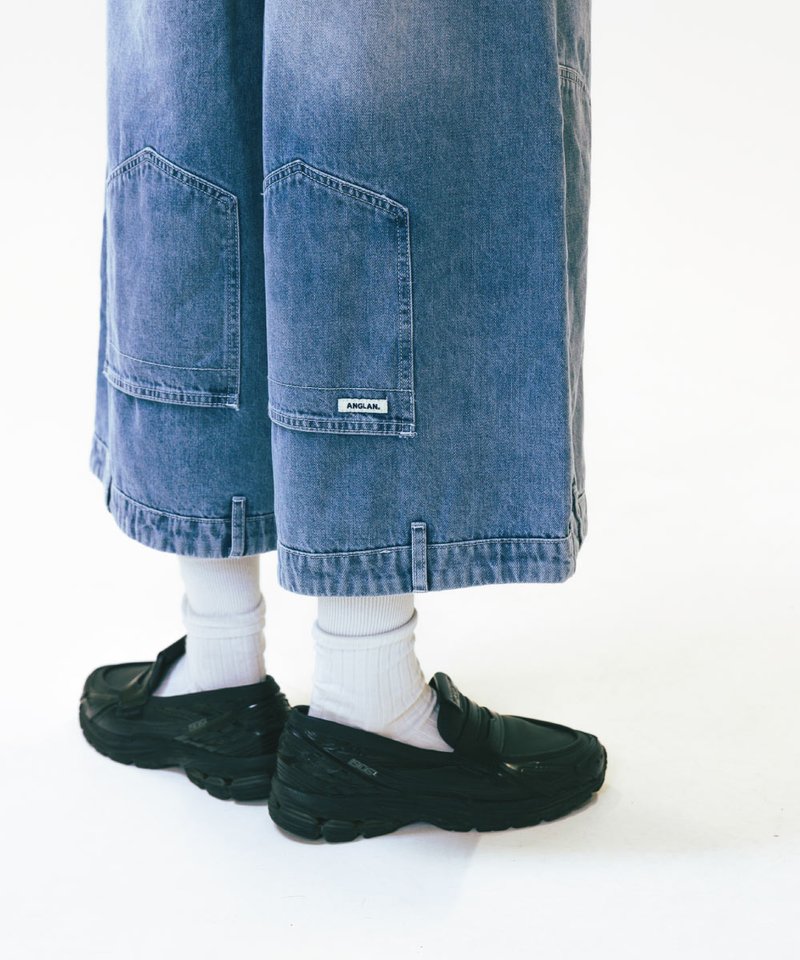 AGL1701-252 上下顛倒丹寧短褲 Upside Down Denim Half Pants