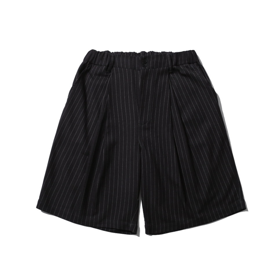 雙打褶休閒短褲 Double Tuck Half Slacks