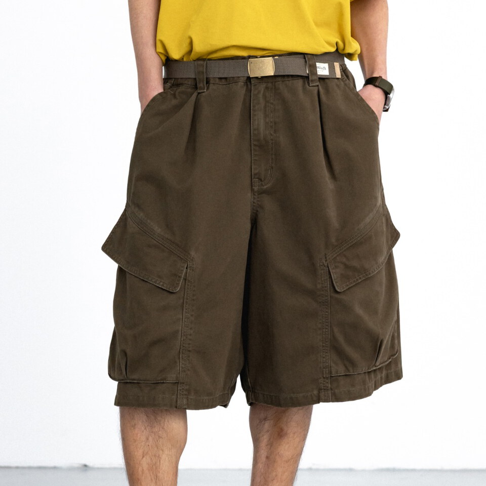 軍風五分褲 Structural Cargo Half Pants