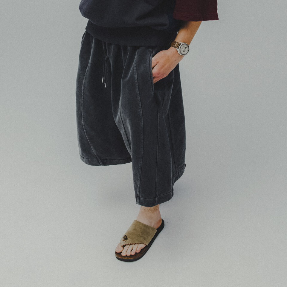 水洗休閒短褲 Iconic Pigment Sweat Half Pants