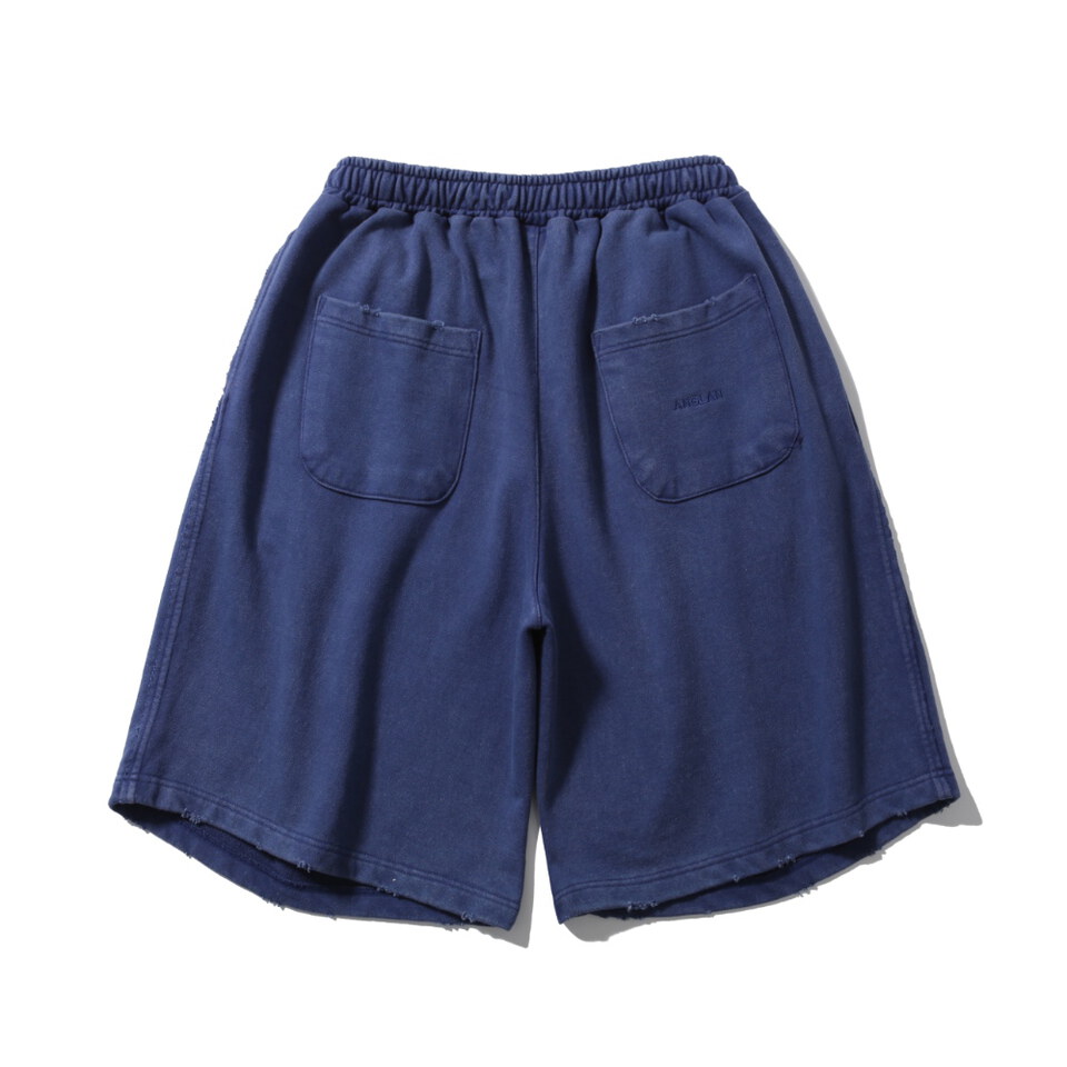 打褶休閒短褲 Cross Pleated Sweat Shorts