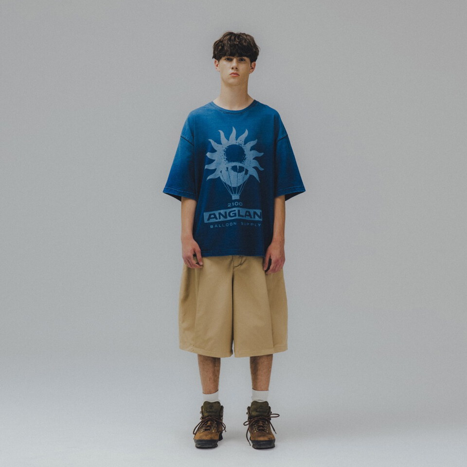 打褶五分褲 Pleated Volume Half Pants
