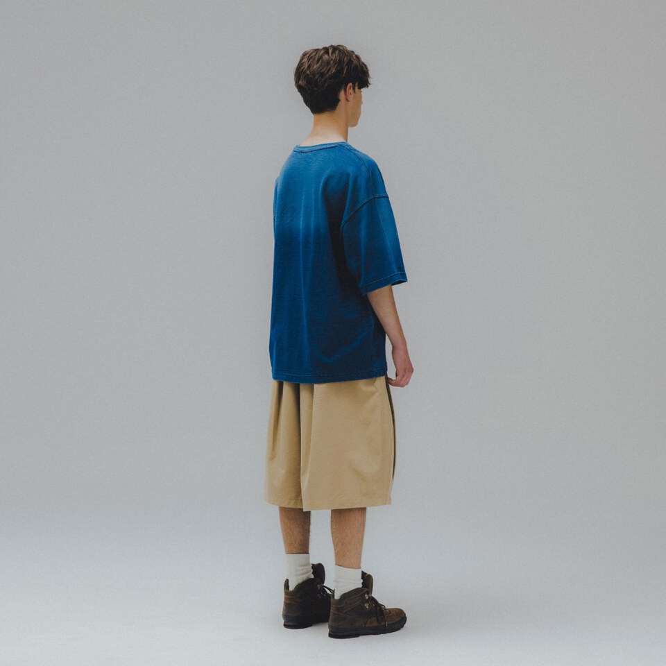 打褶五分褲 Pleated Volume Half Pants