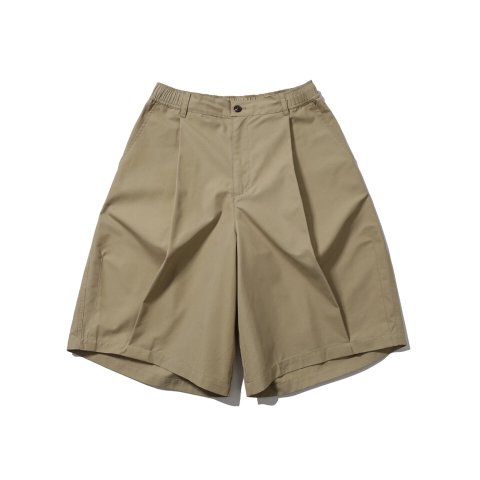 打褶五分褲 Pleated Volume Half Pants