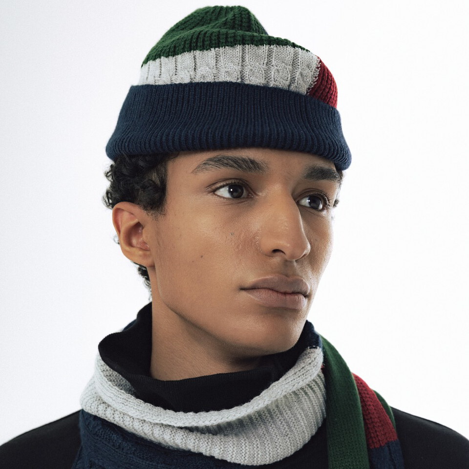 毛帽 Pattern Patchwork Beanie