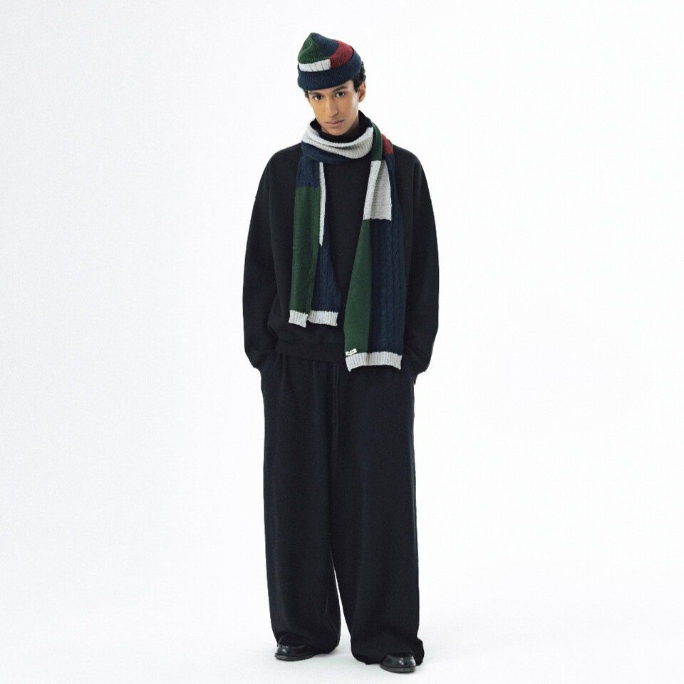 圍巾 Pattern Patchwork Muffler