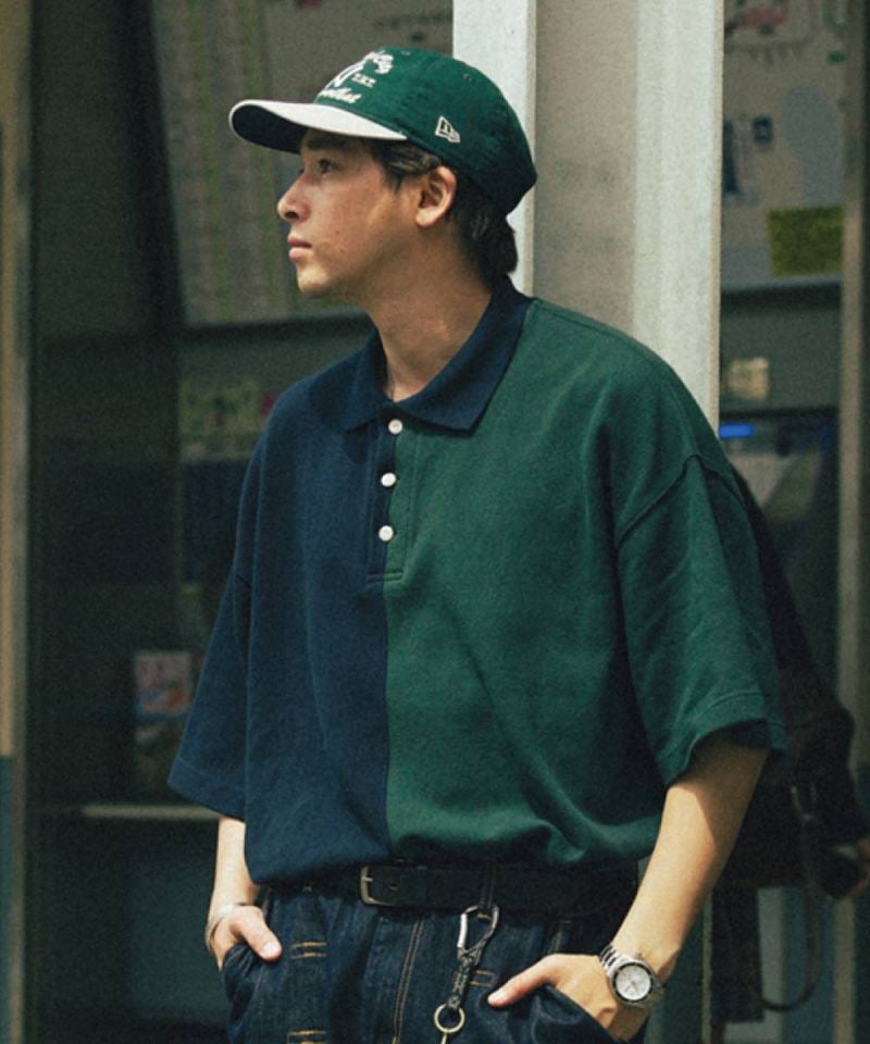 AGL3601-252 雙色拼接POLO上衣 Two Face Pique Polo Shirt