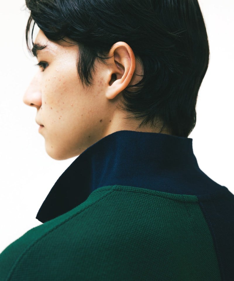 AGL3601-252 雙色拼接POLO上衣 Two Face Pique Polo Shirt