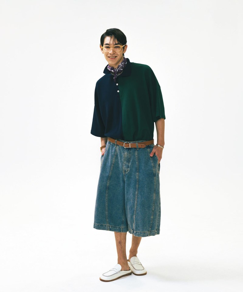 AGL3601-252 雙色拼接POLO上衣 Two Face Pique Polo Shirt