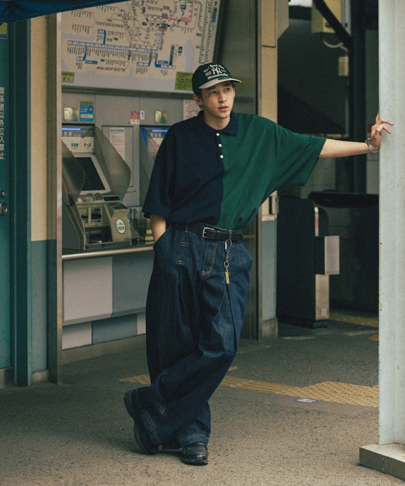AGL3601-252 雙色拼接POLO上衣 Two Face Pique Polo Shirt