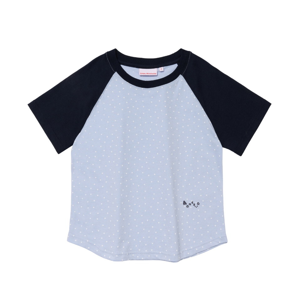 AMES0101-261 撞色短版上衣 TWINKLE RAGLAN CROP TEE
