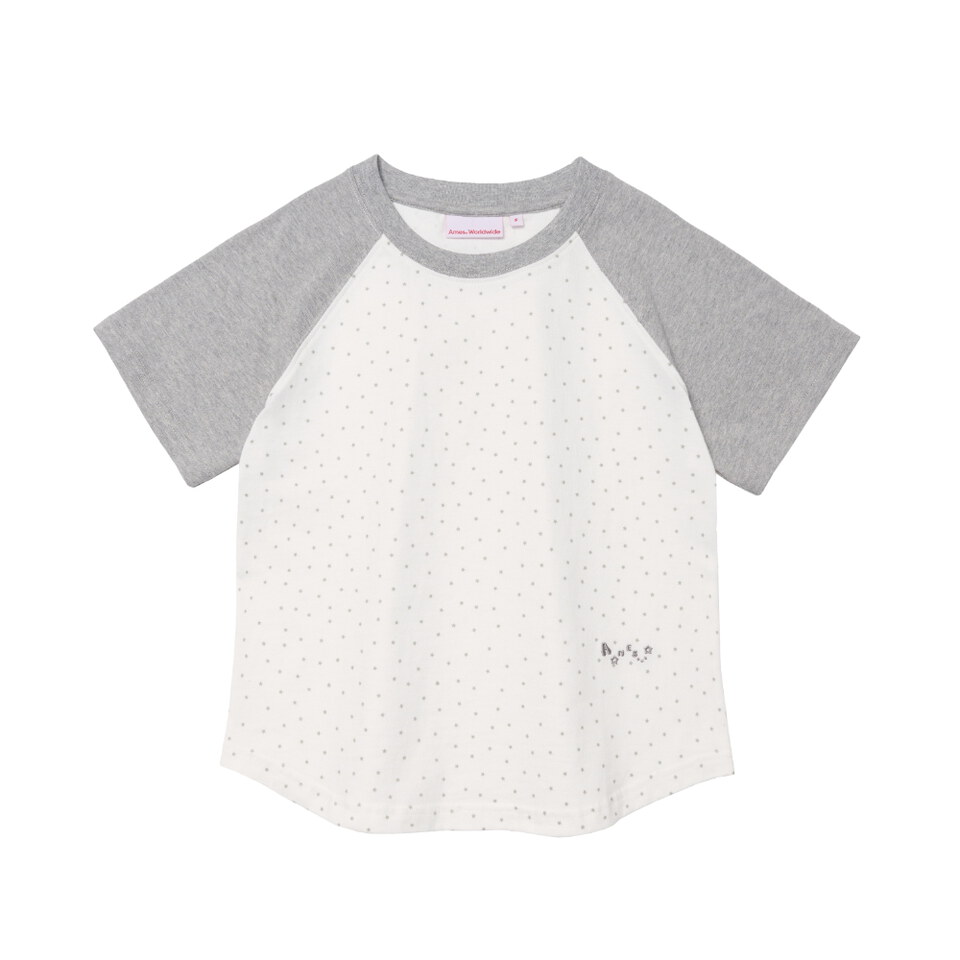 AMES0101-261 撞色短版上衣 TWINKLE RAGLAN CROP TEE