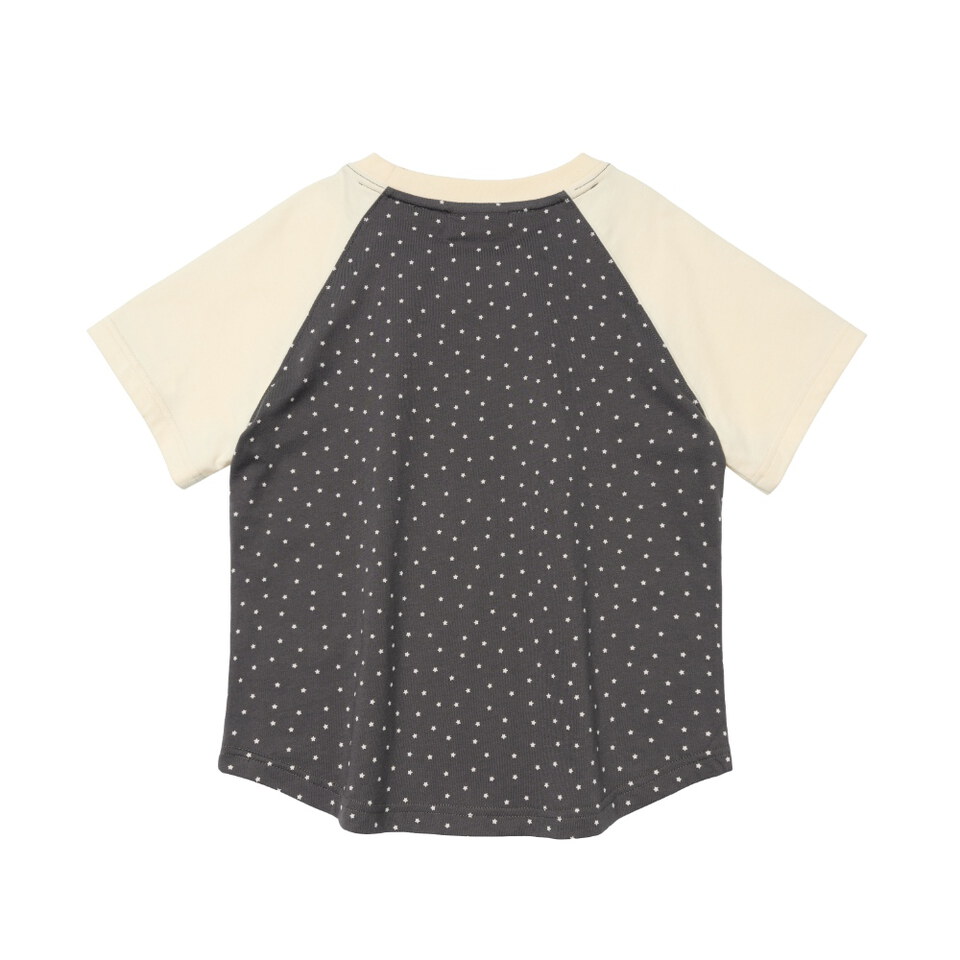 AMES0101-261 撞色短版上衣 TWINKLE RAGLAN CROP TEE