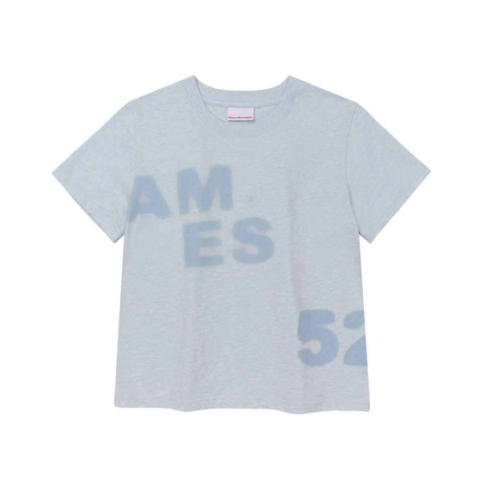 AMES0103-261 噴漆短袖上衣 SPRAY 52 TYPO TEE