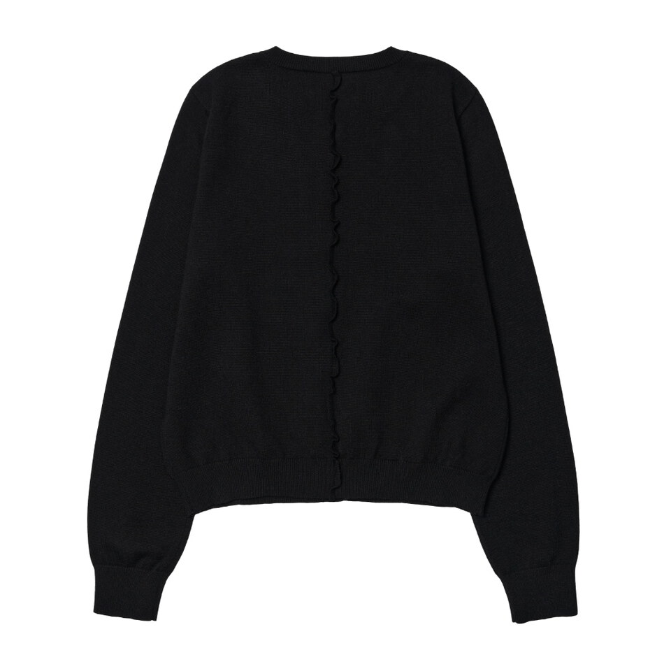 格紋針織衫 CLASSIC CHECK RUFFLE CARDIGAN