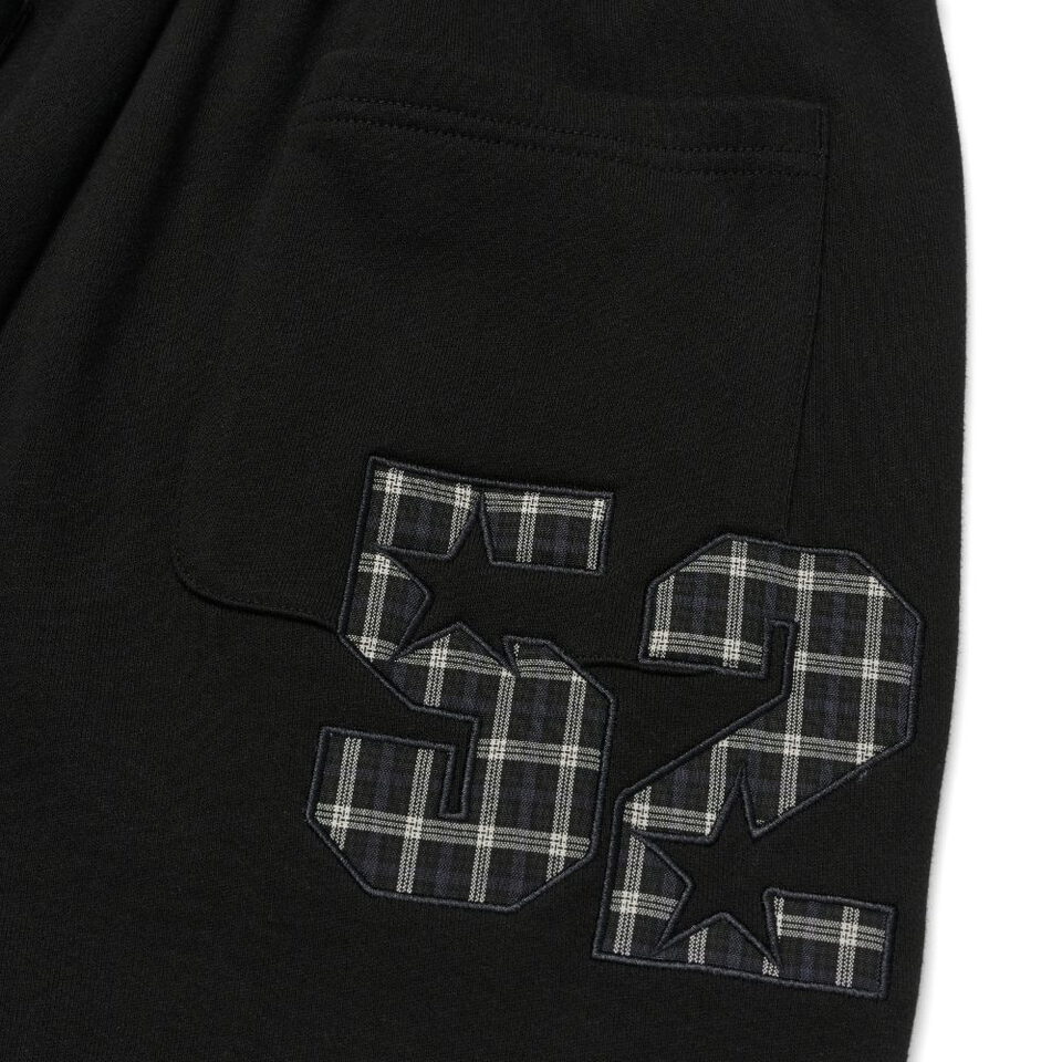 AMES1601-262 捲邊格紋運動褲 52 CHECK ROLL-UP SWEATPANTS